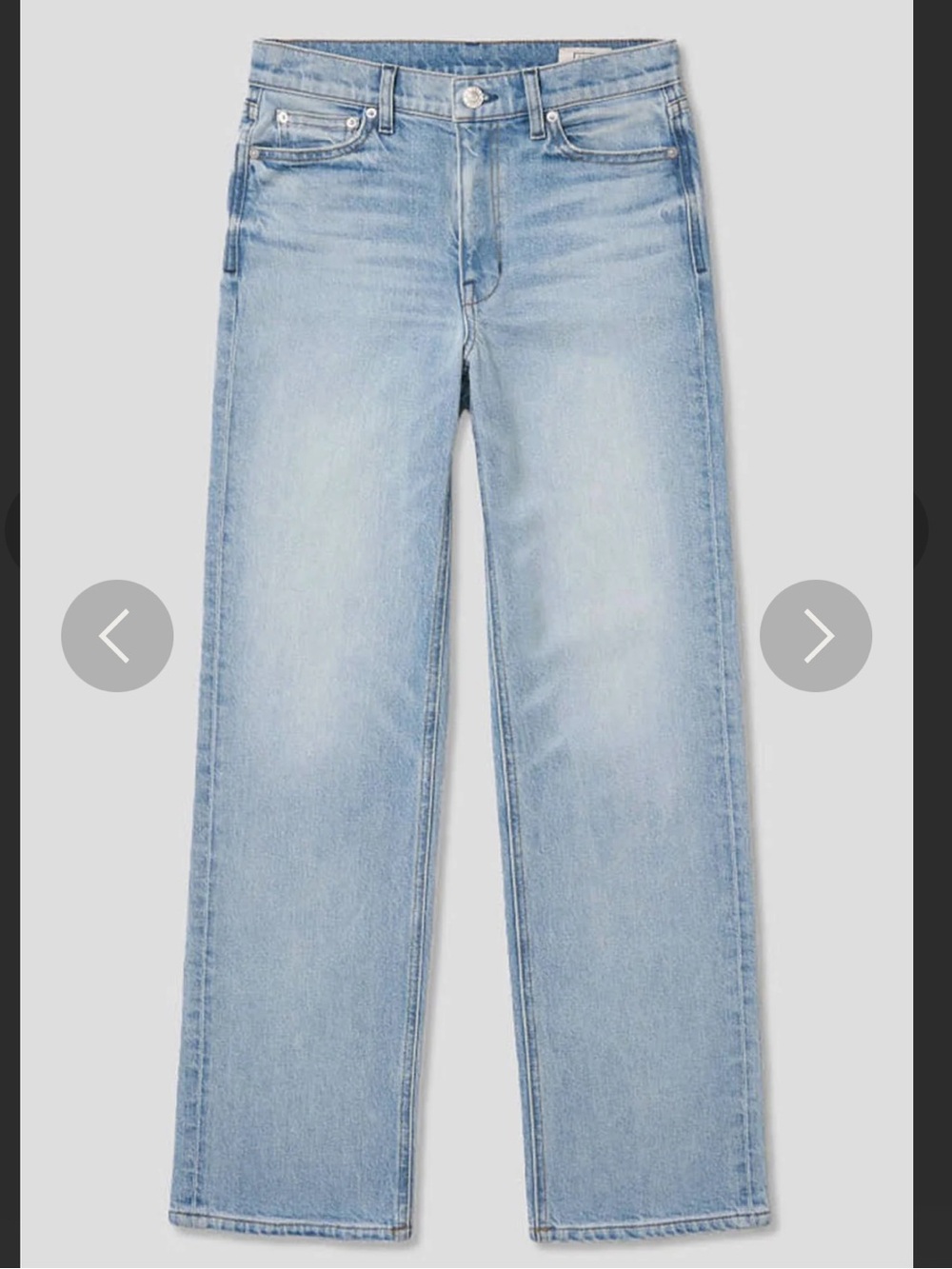 New AYR The Roadie Jeans size 25L - Picture 5 of 8